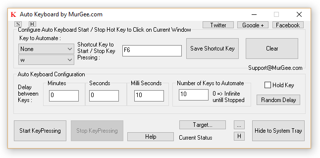 Can I schedule tasks with Auto Key Clicker?